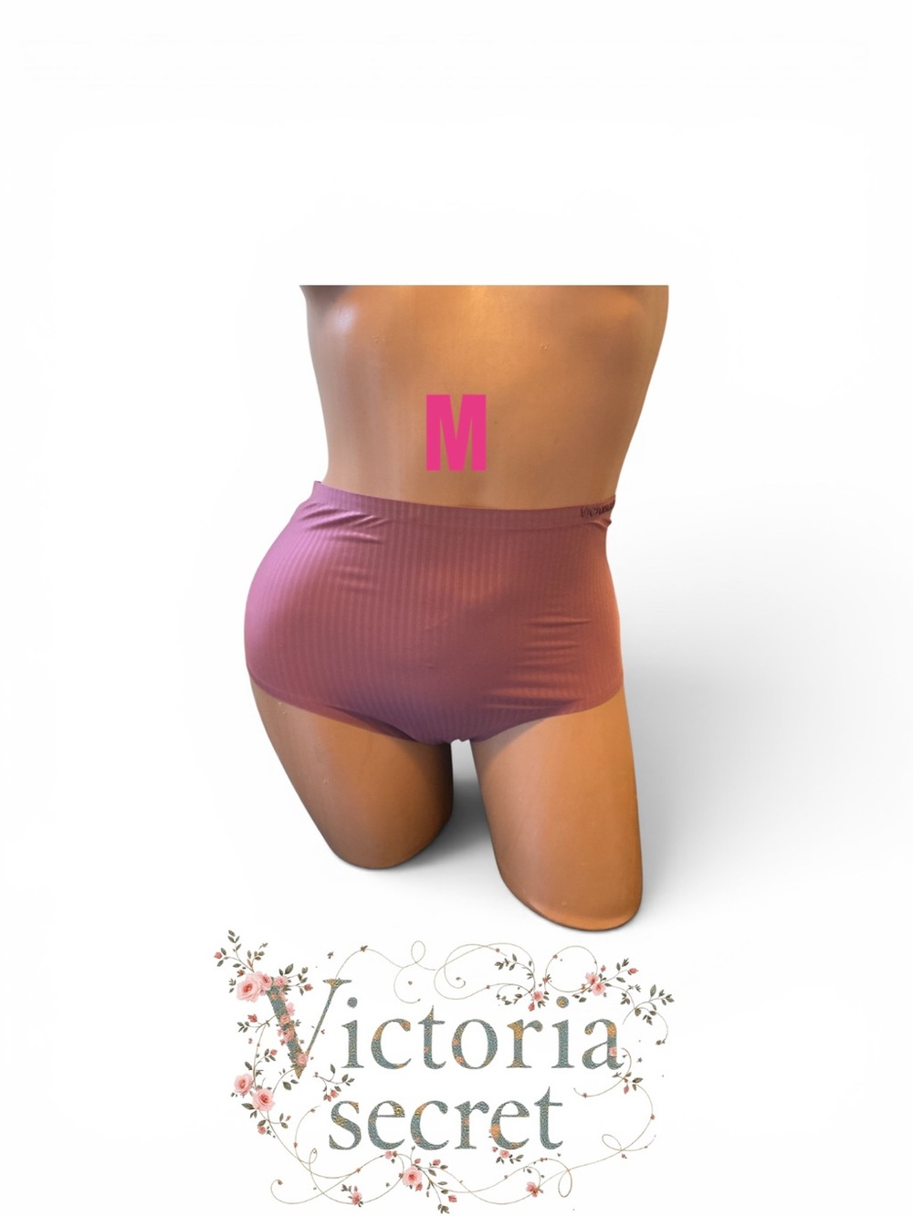 Victoria's Secret Mauve Ribbed High-Waist Briefs